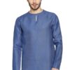 RIYAZ GANGJI LIBAS Festive Short Kurta Blue